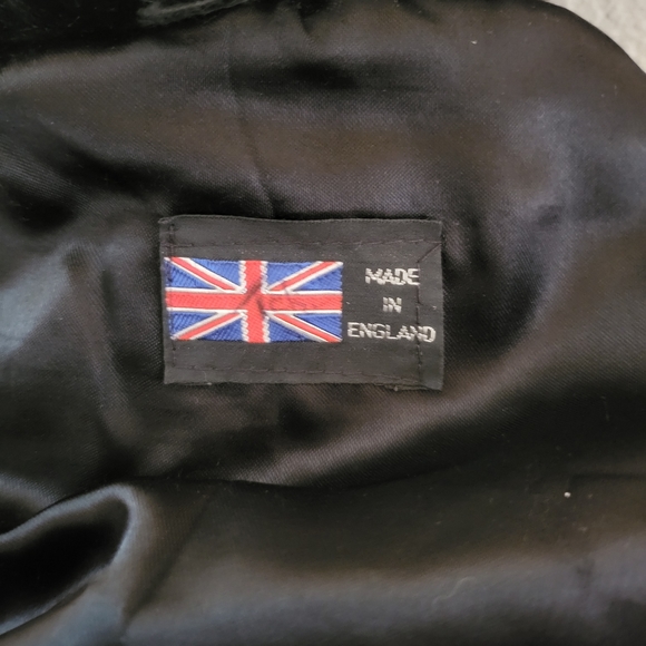 VINTAGE ADOLPH VINTAGE ADOLPH SCHUMAN FOR LILLI ANN FAUX FUR/SUEDE COAT BLACK - Picture 6 of 9